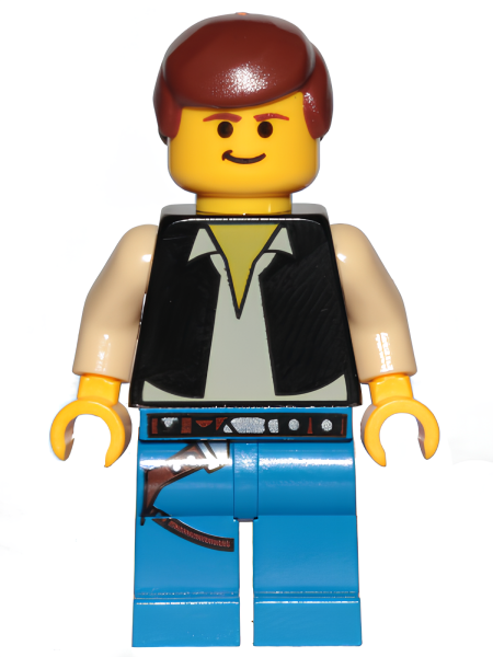 Минифигурка Lego Star Wars Han Solo, Blue Legs (20th Anniversary Torso) sw1032 U